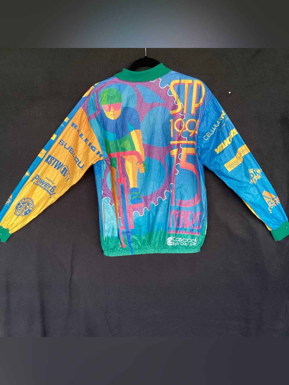 Vintage 1994 STP Seattle to Portland bicycling race by tyvek promo paper zip - Picture 4 of 10